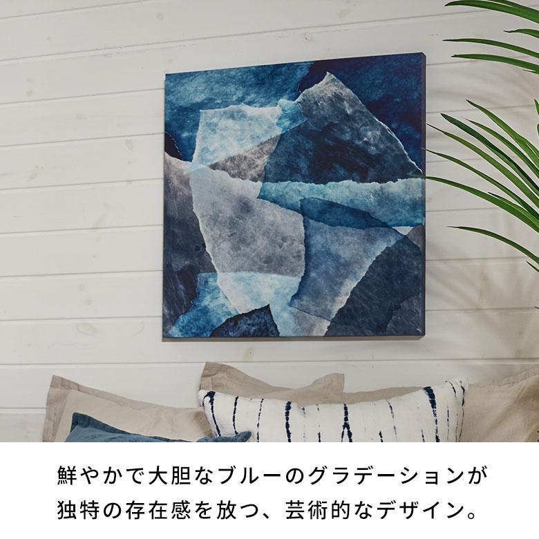 アート パネル アブストラクト キャンパス 50cm×50cm 絵画 壁 掛け 飾り ボード ウォール デコレーション インテリア おしゃれ 北欧 リゾート 西海岸風 67153 | ELEMENTS（インテリア） | 03
