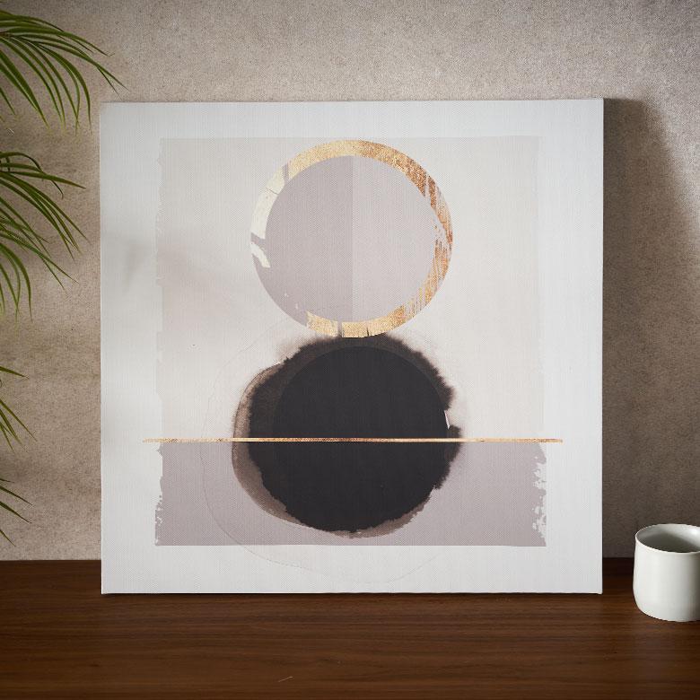 アート パネル モノトーン キャンパス 50cm×50cm 絵画 壁 掛け 飾り ボード ウォール デコレーション インテリア おしゃれ 北欧 リゾート 雑貨 西海岸風 67156 | ELEMENTS（インテリア）