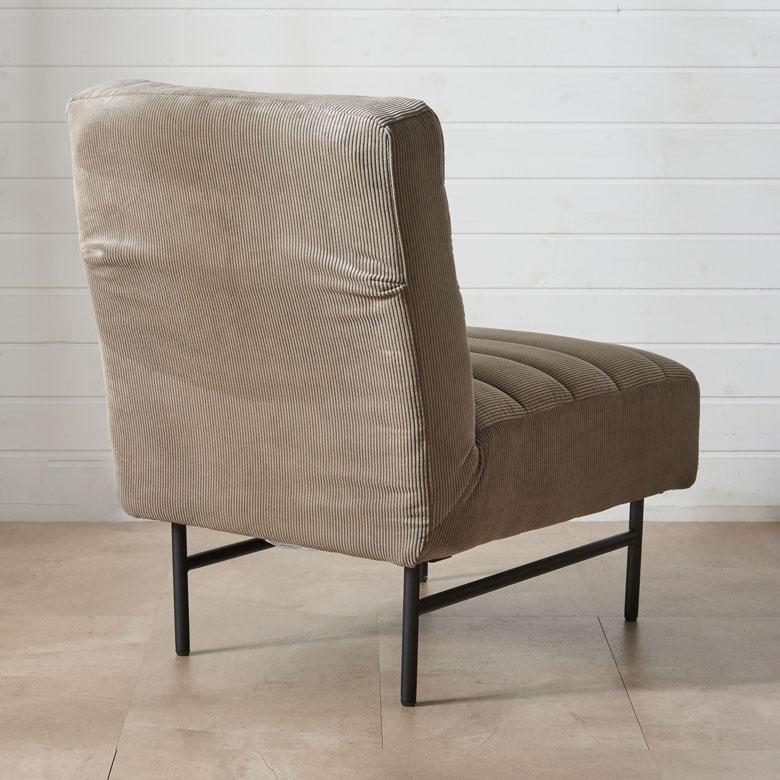 ソファー 一人掛け リクライニング コーデュロイ 1人掛け アームレスソファ 1人 コンパクトソファー 省スペース ソファー モダン 西海岸風 インテリア 67157 | ELEMENTS（インテリア） | 19