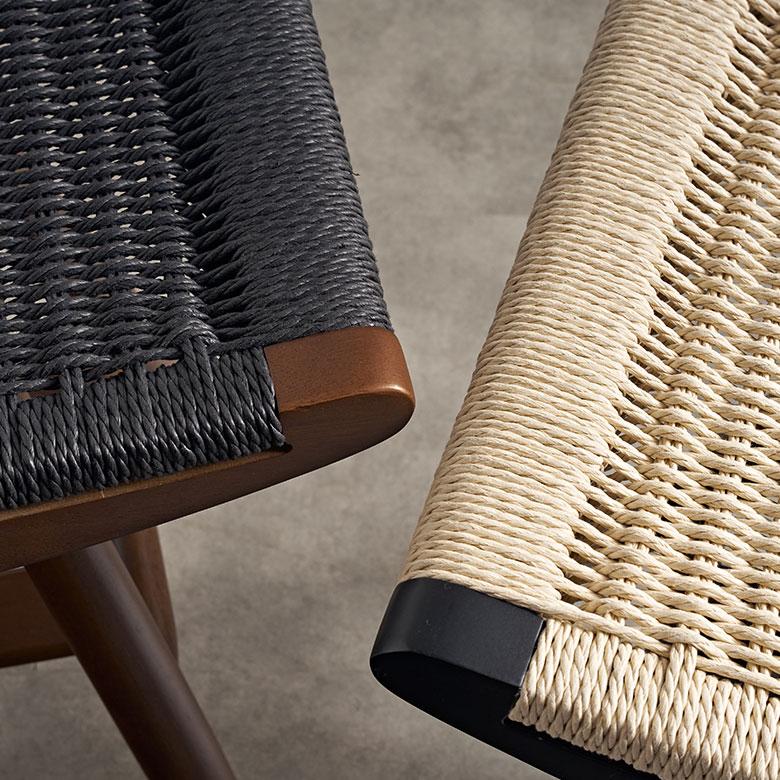 スツール 椅子 チェア ベンチ 座高面 45cm オットマン 1人 掛け 1P 腰掛け コンパクト 軽量 荷物置き おしゃれ 北欧 リゾート 家具 インテリア 西海岸風 67159 | ELEMENTS（インテリア） | 11