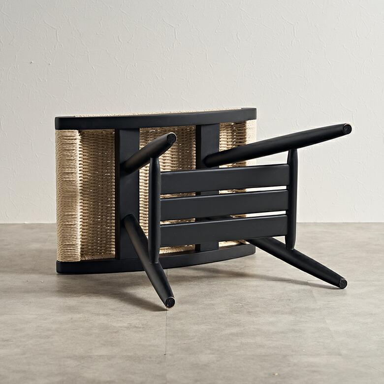 スツール 椅子 チェア ベンチ 座高面 45cm オットマン 1人 掛け 1P 腰掛け コンパクト 軽量 荷物置き おしゃれ 北欧 リゾート 家具 インテリア 西海岸風 67159 | ELEMENTS（インテリア） | 14