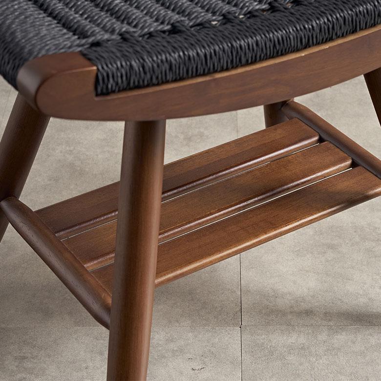 スツール 椅子 チェア ベンチ 座高面 45cm オットマン 1人 掛け 1P 腰掛け コンパクト 軽量 荷物置き おしゃれ 北欧 リゾート 家具 インテリア 西海岸風 67159 | ELEMENTS（インテリア） | 17