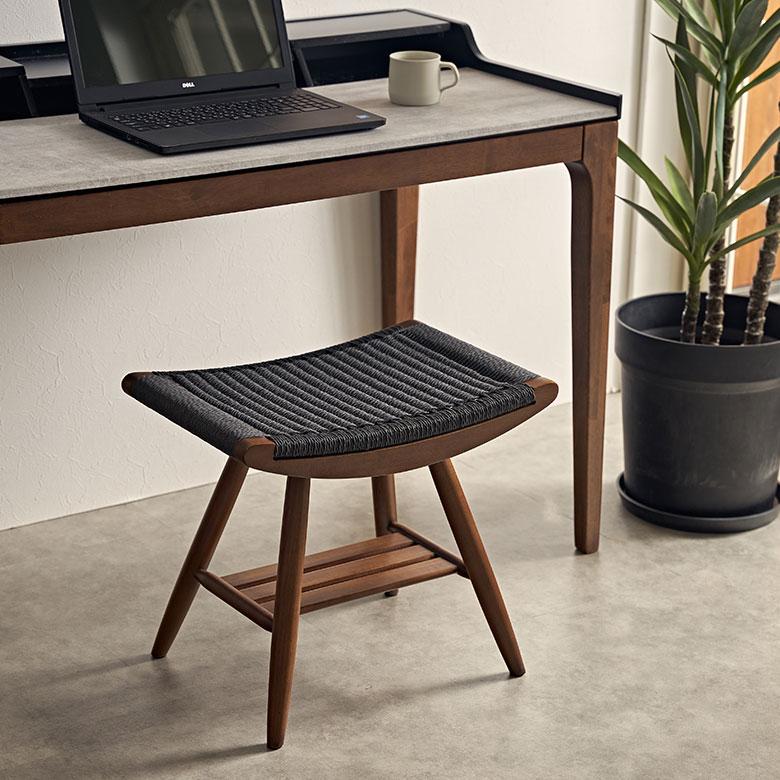 スツール 椅子 チェア ベンチ 座高面 45cm オットマン 1人 掛け 1P 腰掛け コンパクト 軽量 荷物置き おしゃれ 北欧 リゾート 家具 インテリア 西海岸風 67159 | ELEMENTS（インテリア） | 08