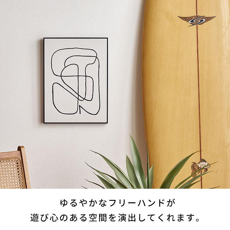 アート フレーム パネル 抽象的 キャンパス 30cm×40cm ウォール デコレーション 絵画 壁 掛け 飾り ボード おしゃれ 北欧 リゾート 雑貨 西海岸風 67162 | ELEMENTS（インテリア） | 03