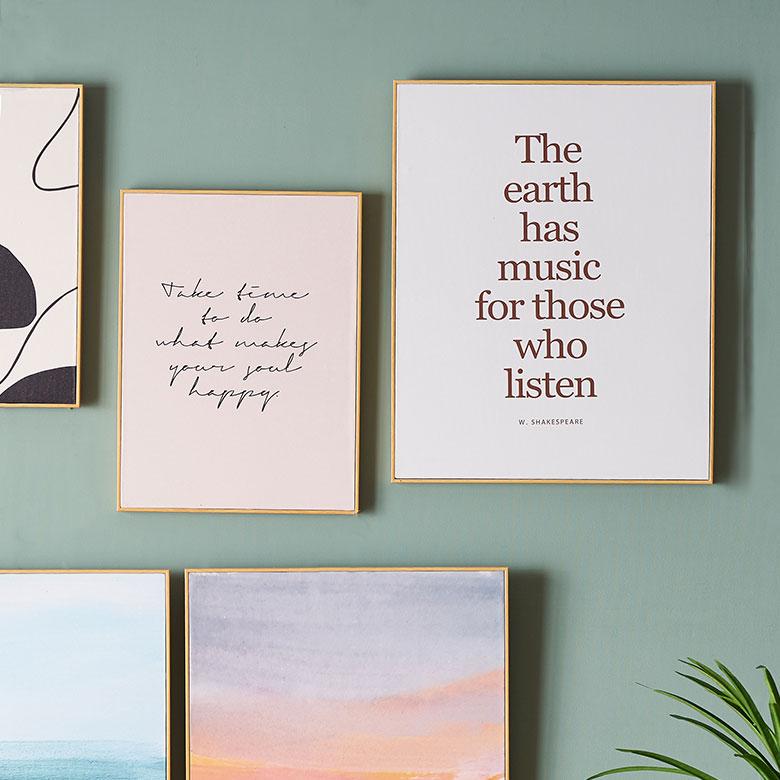 アート フレーム パネル 英字 キャンパス 40cm×50cm ウォール デコレーション 絵画 壁 掛け 飾り ボード おしゃれ 北欧 リゾート 雑貨 西海岸風 67165 | ELEMENTS（インテリア） | 18