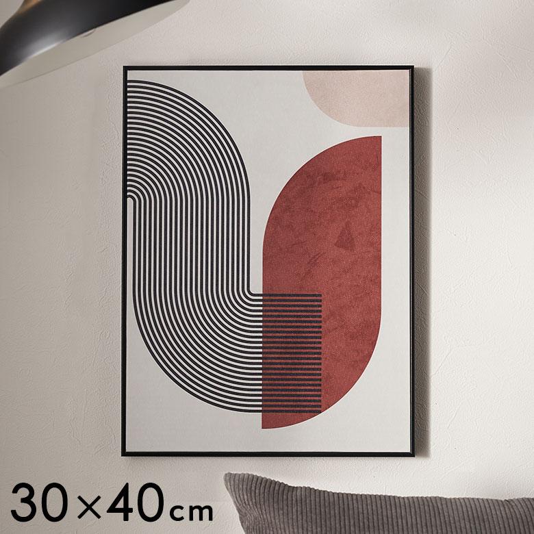 アート フレーム パネル 抽象的 キャンパス 30cm×40cm ウォール デコレーション 絵画 壁 掛け 飾り ボード おしゃれ 北欧 リゾート 雑貨 西海岸風 67166 | ELEMENTS（インテリア）