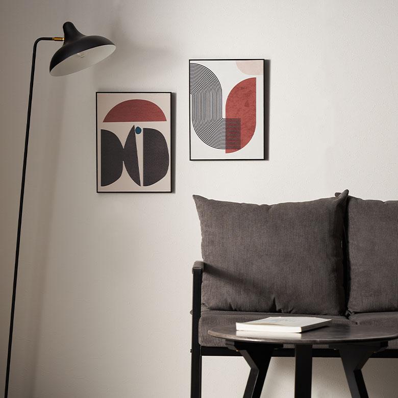 アート フレーム パネル 抽象的 キャンパス 30cm×40cm ウォール デコレーション 絵画 壁 掛け 飾り ボード おしゃれ 北欧 リゾート 雑貨 西海岸風 67166 | ELEMENTS（インテリア） | 16