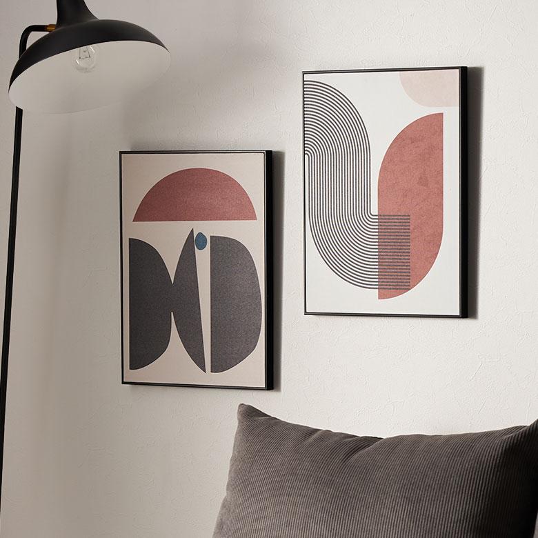 アート フレーム パネル 抽象的 キャンパス 30cm×40cm ウォール デコレーション 絵画 壁 掛け 飾り ボード おしゃれ 北欧 リゾート 雑貨 西海岸風 67166 | ELEMENTS（インテリア） | 18