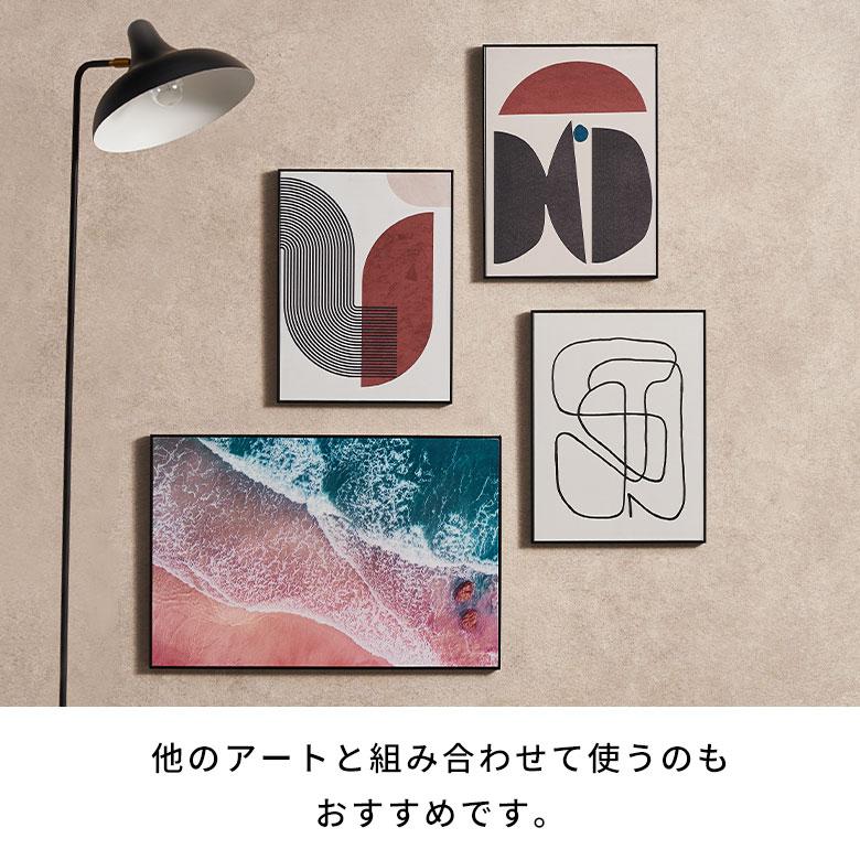 アート フレーム パネル 抽象的 キャンパス 30cm×40cm ウォール デコレーション 絵画 壁 掛け 飾り ボード おしゃれ 北欧 リゾート 雑貨 西海岸風 67166 | ELEMENTS（インテリア） | 19