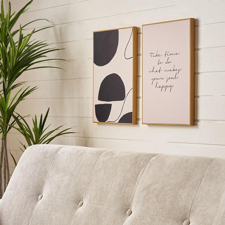 アート フレーム パネル アブストラクト キャンパス 30cm×40cm ウォール デコレーション 絵画 壁 掛け ボード おしゃれ 北欧 リゾート 雑貨 西海岸風 67171 | ELEMENTS（インテリア） | 15