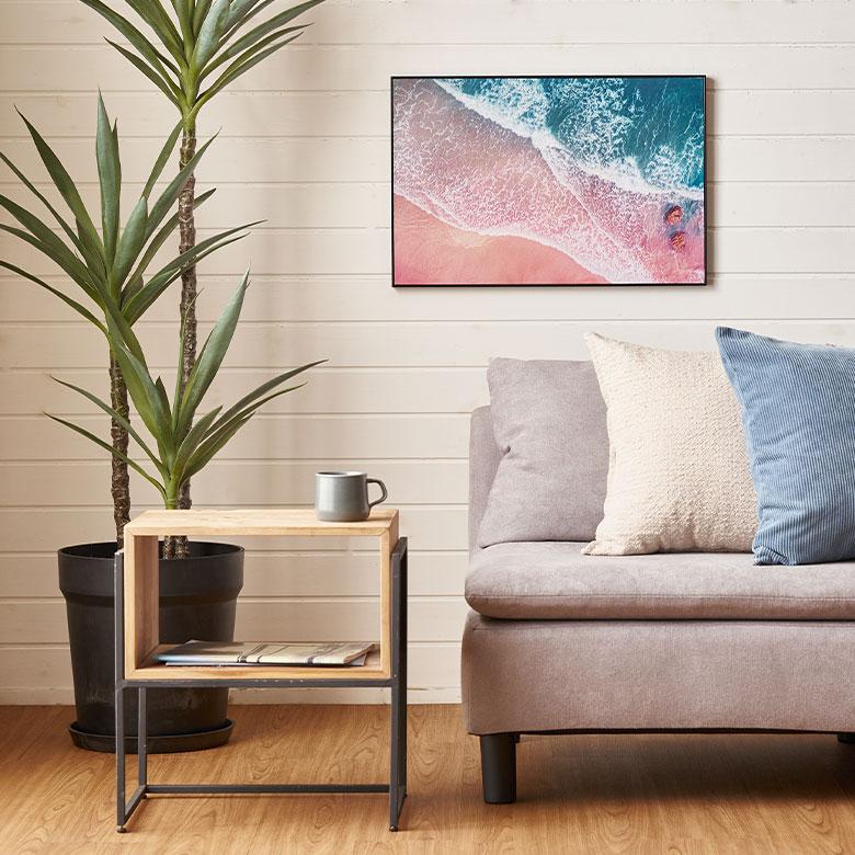 アート フレーム パネル 波 海 キャンパス 40cm×60cm ウォール デコレーション 絵画 壁 掛け 飾り ボード おしゃれ 北欧 リゾート 雑貨 西海岸風 67176 | ELEMENTS（インテリア） | 16