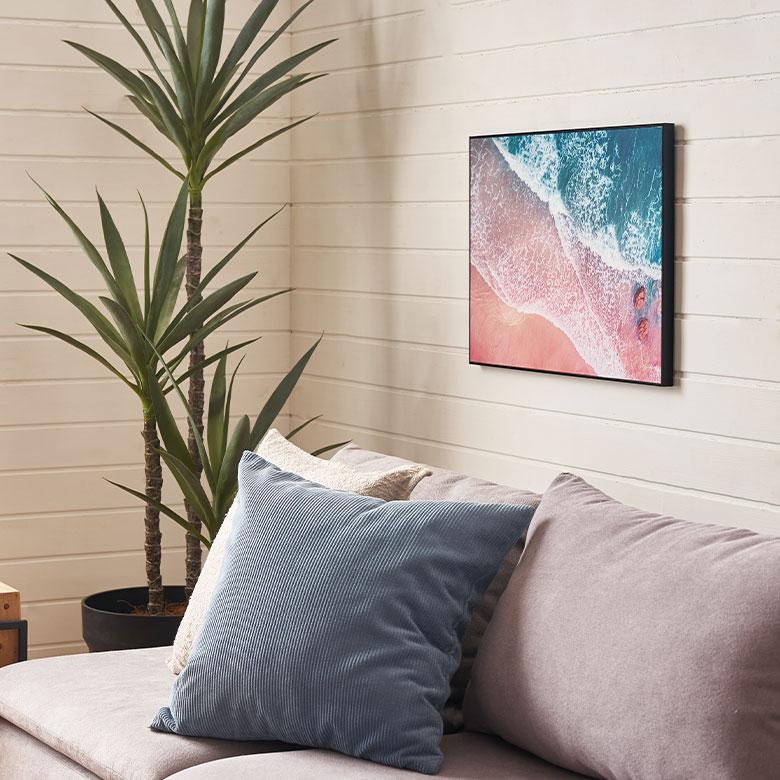 アート フレーム パネル 波 海 キャンパス 40cm×60cm ウォール デコレーション 絵画 壁 掛け 飾り ボード おしゃれ 北欧 リゾート 雑貨 西海岸風 67176 | ELEMENTS（インテリア） | 18