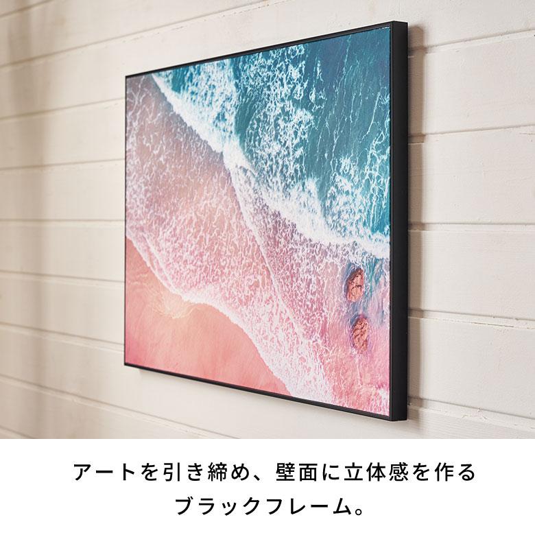 アート フレーム パネル 波 海 キャンパス 40cm×60cm ウォール デコレーション 絵画 壁 掛け 飾り ボード おしゃれ 北欧 リゾート 雑貨 西海岸風 67176 | ELEMENTS（インテリア） | 05