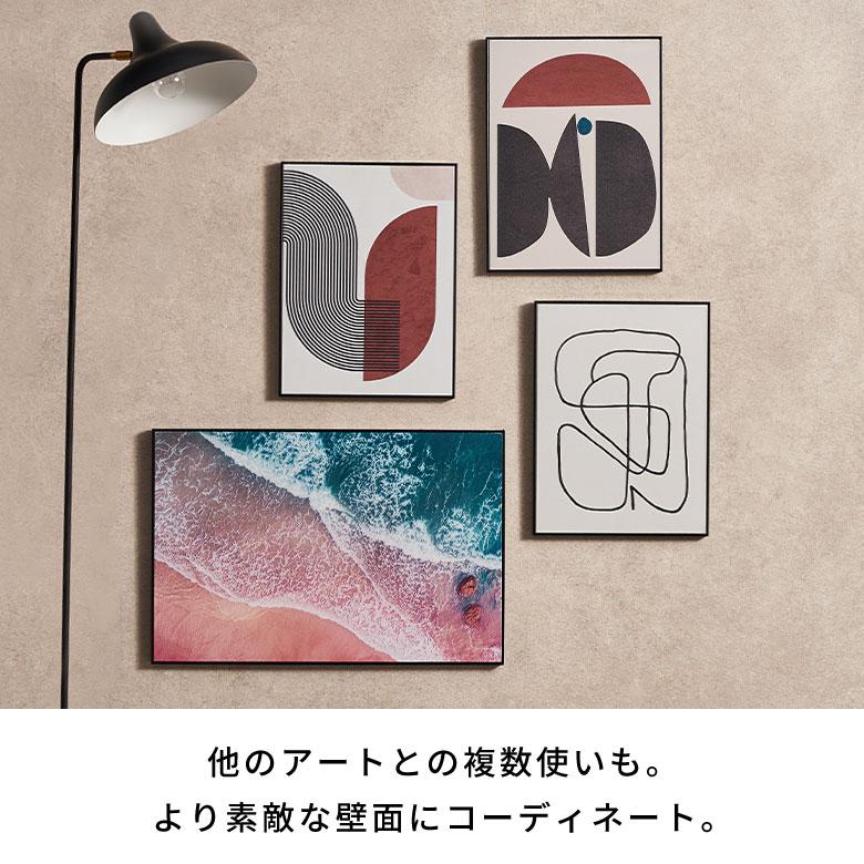 アート フレーム パネル 波 海 キャンパス 40cm×60cm ウォール デコレーション 絵画 壁 掛け 飾り ボード おしゃれ 北欧 リゾート 雑貨 西海岸風 67176 | ELEMENTS（インテリア） | 06