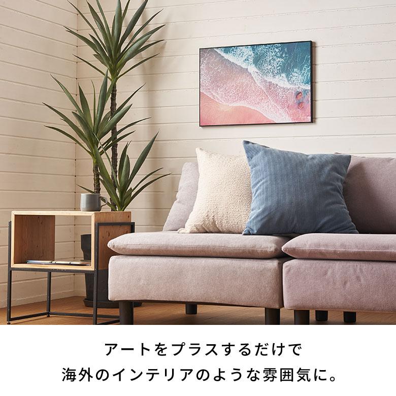 アート フレーム パネル 波 海 キャンパス 40cm×60cm ウォール デコレーション 絵画 壁 掛け 飾り ボード おしゃれ 北欧 リゾート 雑貨 西海岸風 67176 | ELEMENTS（インテリア） | 07