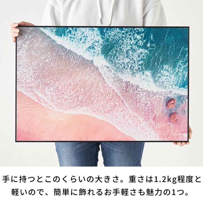 アート フレーム パネル 波 海 キャンパス 40cm×60cm ウォール デコレーション 絵画 壁 掛け 飾り ボード おしゃれ 北欧 リゾート 雑貨 西海岸風 67176 | ELEMENTS（インテリア） | 09