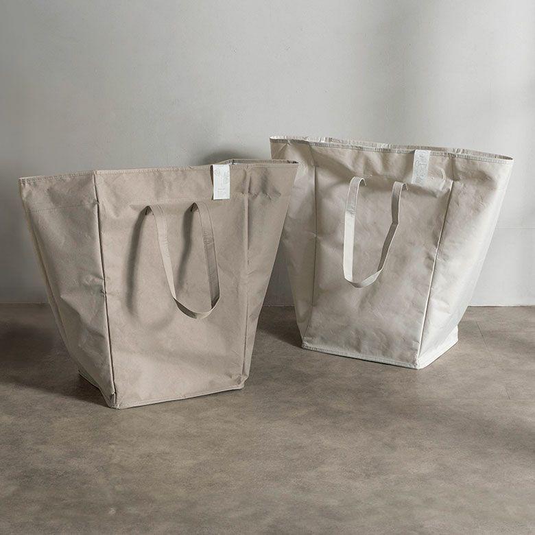 ランドリーバッグ 防水 折りたたみ 持ち手付き 脱衣かご 大容量 57L ゴミ箱 ダストボックス 洗面所 収納 おしゃれ 北欧 リゾート インテリア 自立 西海岸 67206 | ブランド登録なし | 18