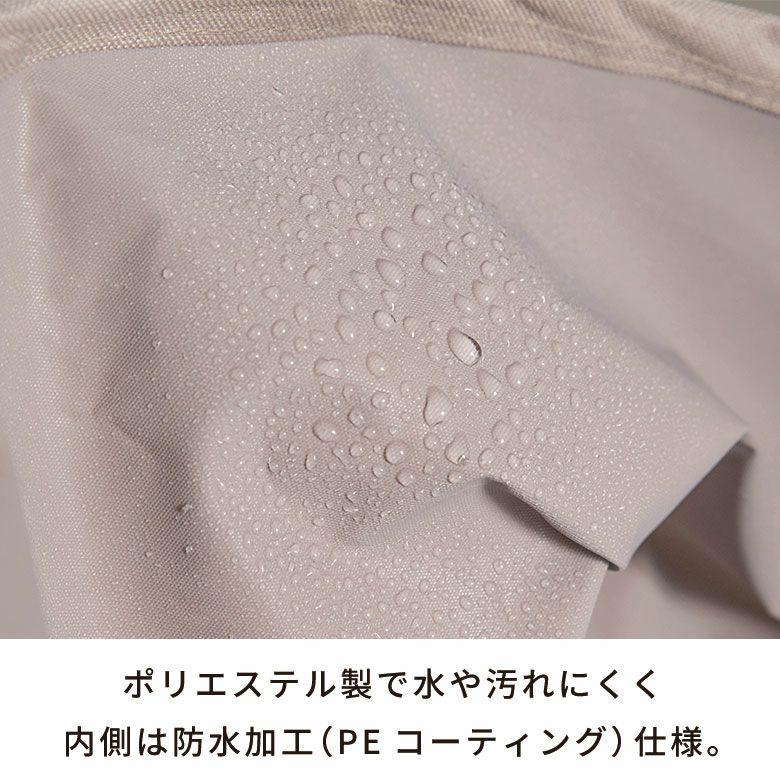 ランドリーバスケット 防水 折りたたみ 持ち手付き 脱衣かご 大容量 76L ゴミ箱 ダストボックス 洗面所 収納 おしゃれ 北欧 リゾート インテリア 67207 | ブランド登録なし | 17