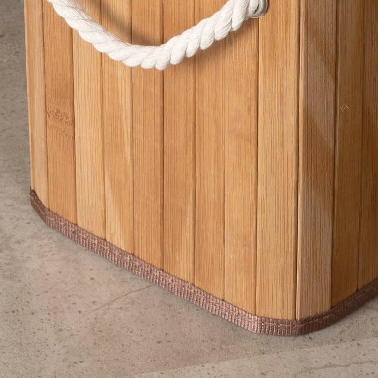 バンブーバスケット 洗濯かご コンパクト 10L 洗面所 収納 おもちゃ 小物入れ 整理整頓 ゴミ箱 ストッカー おしゃれ 北欧 リゾート インテリア 西海岸 67210 | ELEMENTS（インテリア） | 16