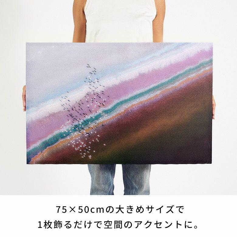 アートパネル 横長 海 北欧 抽象画 賃貸 リビング 玄関 カフェ キャンバスアート パネルアート 壁掛け ポスター 特大 大きい サイズ 67213 |  | 06