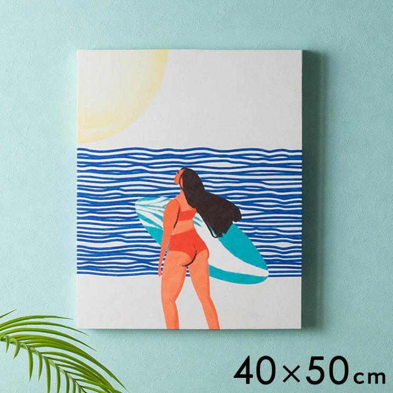 アートパネル 縦長 海 ポップアート 賃貸 リビング 玄関 カフェ キャンバスアート パネルアート 壁掛け ポスター 小さめ コンパクト 67215 | 