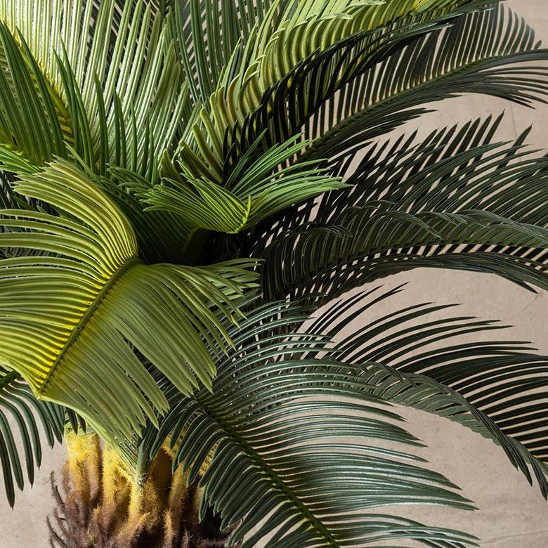 フェイクグリーン ソテツ 6号鉢 観葉植物 水やり不要 フェイク おしゃれ 卓上 小さめ  玄関 リビング 室内 屋外 人工植物 60cm 鉢付き インテリア リアル 67282 | ブランド登録なし | 02