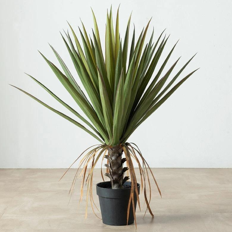 フェイクグリーン アガベ 7号鉢 観葉植物 水やり不要 フェイク おしゃれ 玄関 リビング 室内 屋外 人工植物 90cm 鉢付き インテリア リアル ハクセンコウ 67284 | ブランド登録なし | 14