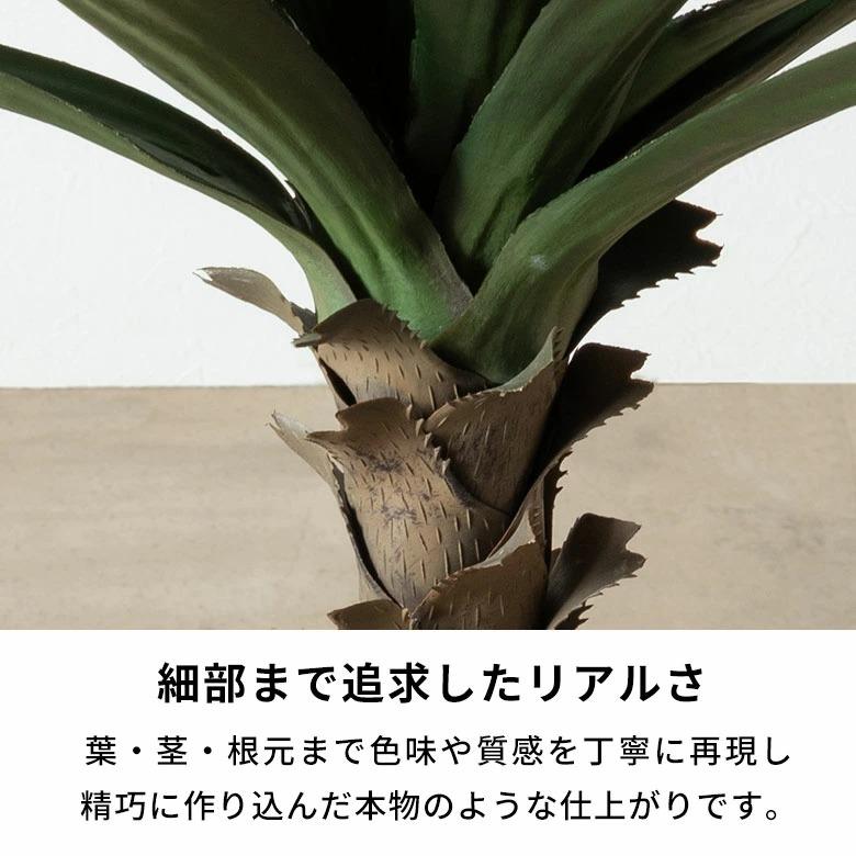 フェイクグリーン アガベ 6号鉢 観葉植物 水やり不要 フェイク おしゃれ 玄関 リビング 室内 屋外 人工植物 120cm 鉢付き インテリア リアル ハクセンコウ 67285 | ブランド登録なし | 03
