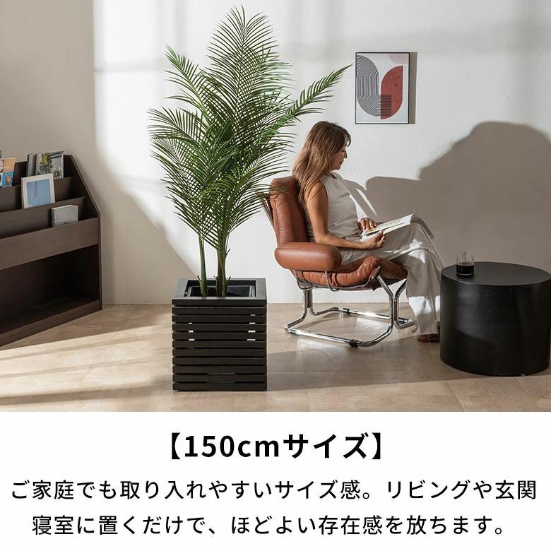フェイクグリーン ヤシの木 パームツリー 7号鉢 観葉植物 水やり不要 フェイク おしゃれ 大型 玄関 リビング 室内 屋外 人工植物 鉢付き インテリア 6728 | ブランド登録なし | 07