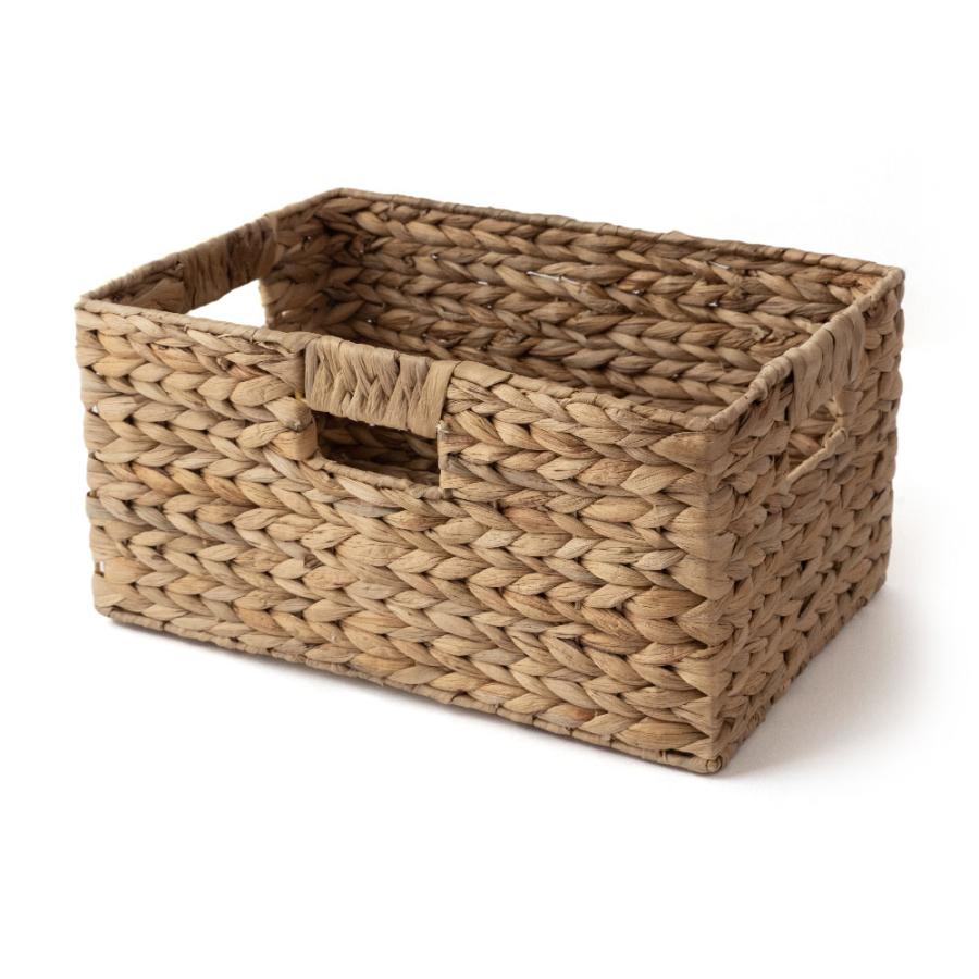 かご バスケット 持ち手 付き ウォーターヒヤシンス製 L カラー ボックス インナー 収納 ケース カゴ 荷物 入れ ナチュラル おしゃれ 北欧 雑貨 西海岸 50702 | ELEMENTS（インテリア） | 19