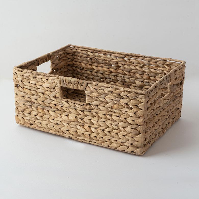 かご バスケット 持ち手 付き ウォーターヒヤシンス製 XL カラー ボックス インナー 収納 ケース カゴ 荷物 入れ ナチュラル おしゃれ 北欧 雑貨 西海岸 50701 | ELEMENTS（インテリア） | 17