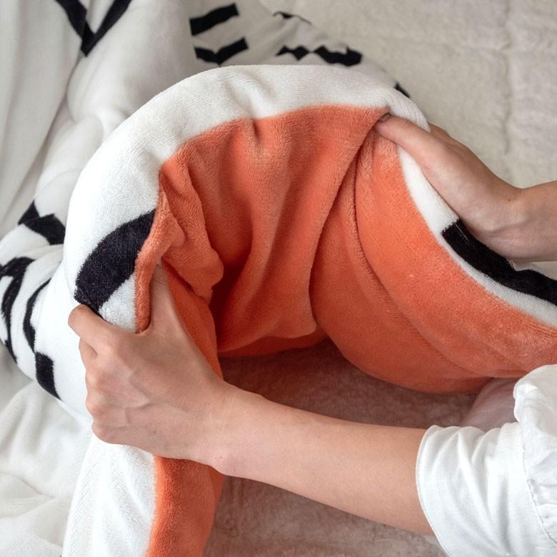 こたつ布団 正方形 約190×190cm ベニオワレン風 モノトーン おしゃれ 掛け布団 カジュアル フランネル 70009-wh | ブランド登録なし | 10