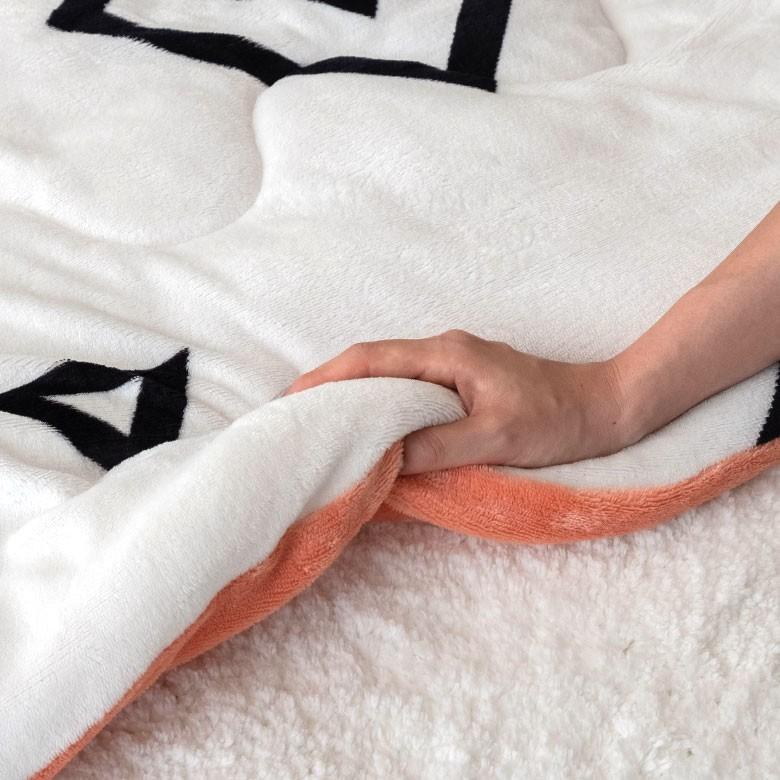 こたつ布団 正方形 約190×190cm ベニオワレン風 モノトーン おしゃれ 掛け布団 カジュアル フランネル 70009-wh | ブランド登録なし | 12