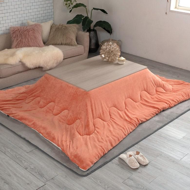 こたつ布団 長方形 約190×240cm ベニオワレン風 モノトーン おしゃれ 掛け布団 カジュアル フランネル 70010-wh | ブランド登録なし | 11