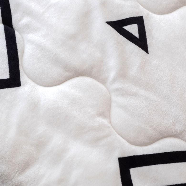 こたつ布団 長方形 約190×240cm ベニオワレン風 モノトーン おしゃれ 掛け布団 カジュアル フランネル 70010-wh | ブランド登録なし | 14