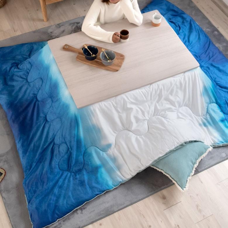 こたつ布団 長方形 190×240cm 海 波 サーフスタイル サーフィン 西海岸 裏面 フランネル ふわとろ素材 フリース おしゃれ 掛け布団 カジュアル 70103 | ブランド登録なし | 10