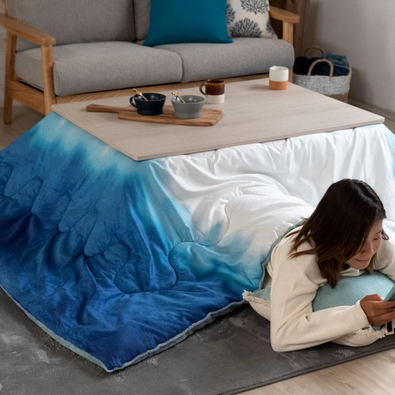 こたつ布団 長方形 190×240cm 海 波 サーフスタイル サーフィン 西海岸 裏面 フランネル ふわとろ素材 フリース おしゃれ 掛け布団 カジュアル 70103 | ブランド登録なし | 11