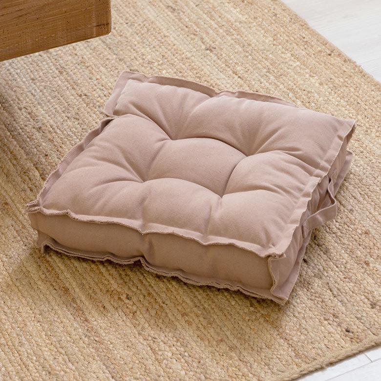 クッション スクエア 正方形 四角 キャンバス地 幅約42cm 座布団 座椅子 厚手 おしゃれ インテリア 70114 | ブランド登録なし | 16