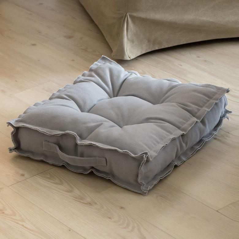 クッション スクエア 正方形 四角 キャンバス地 幅約42cm 座布団 座椅子 厚手 おしゃれ インテリア 70114 | ブランド登録なし | 18