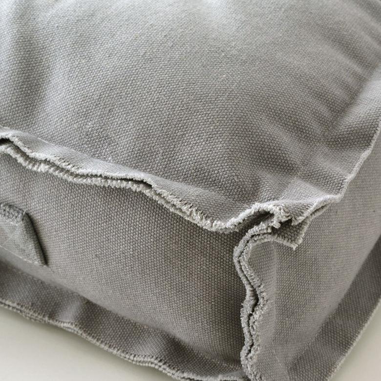 クッション スクエア 正方形 四角 キャンバス地 幅約42cm 座布団 座椅