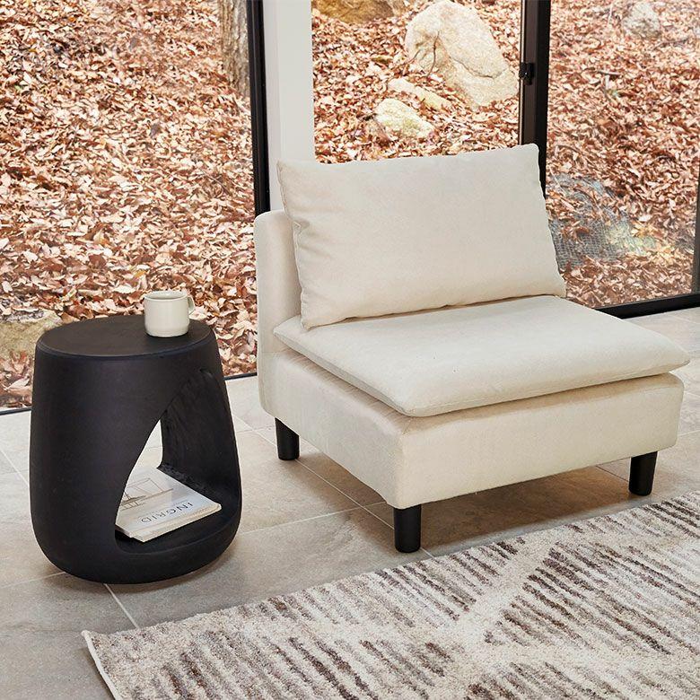 ソファー 一人掛け 一人掛けソファ コンパクト 座面が広い ソファ 一人用 2way 脚付き 連結ソファ 肘なし おしゃれ 北欧 リゾート 家具 インテリア 西海岸 70119 | ELEMENTS（インテリア） | 17