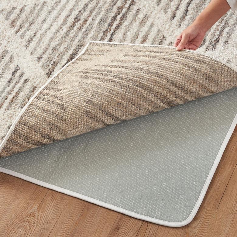 下敷き ラグ 200x250cm 対応 滑り止め付き クッション性 洗える 手洗い 防音 転倒 対策 遮音 床暖房 ホットカーペット 可 マット おしゃれ 北欧 西海岸 70204 | ELEMENTS（インテリア） | 16