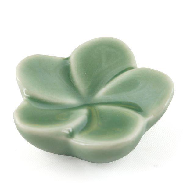 アジアン雑貨 プルメリアの花模様のお箸置き フラット-１輪タイプ グリーン アジア工房 7225 | ブランド登録なし | 02