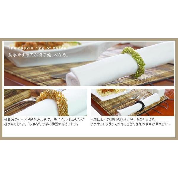 アジアン雑貨 ビーズ製ナプキンリング ブラック アジア工房 7366 | ブランド登録なし | 02