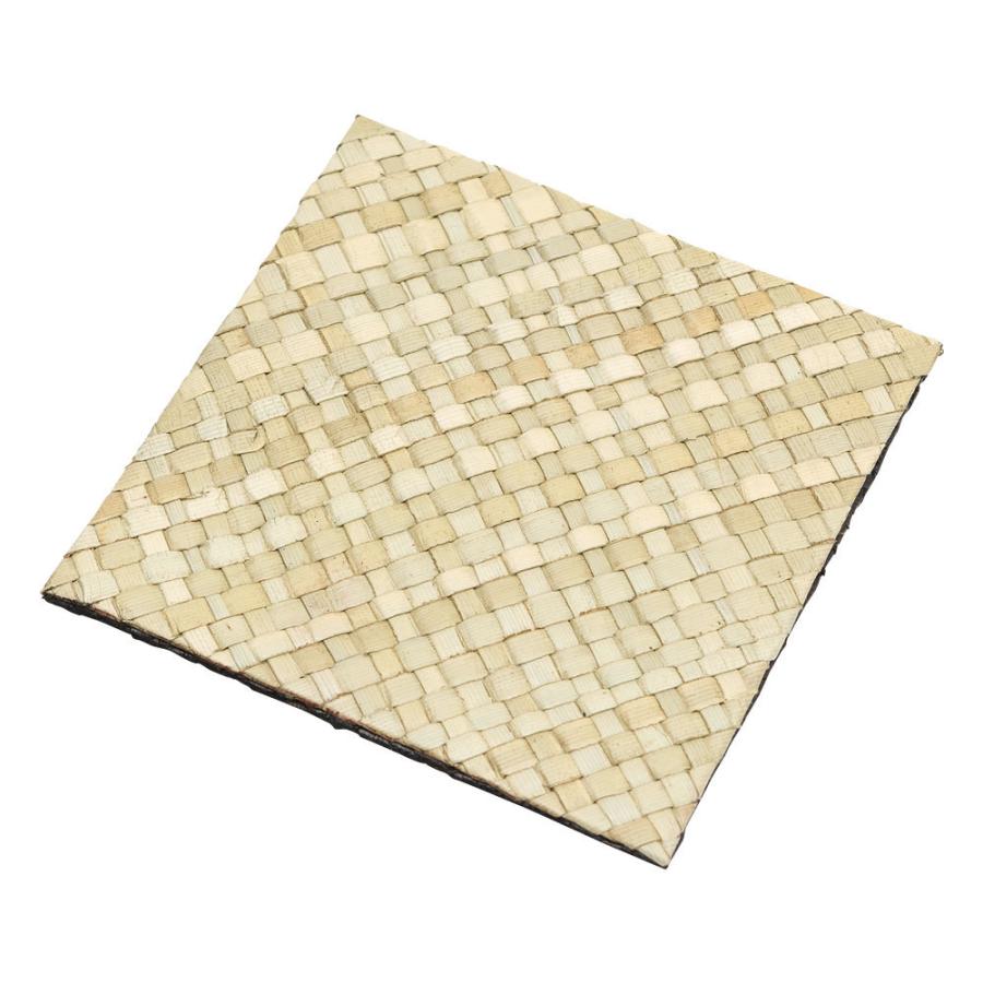 コースター リバーシブル 四角 正方形 天然素材 パンダン リゾート アジアン アジア雑貨 上品 おしゃれ 7414 | ブランド登録なし | 13