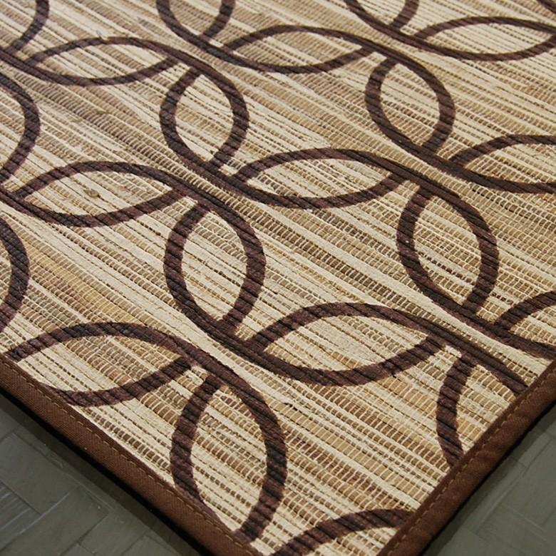 アジアン雑貨 テーブルランナー ウォーターヒヤシンス Aタイプ ブラウン アジア工房 7541 | ブランド登録なし | 01