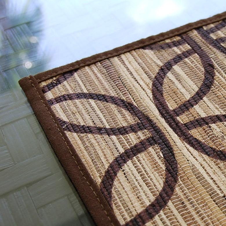 アジアン雑貨 テーブルランナー ウォーターヒヤシンス Aタイプ ブラウン アジア工房 7541 | ブランド登録なし | 09