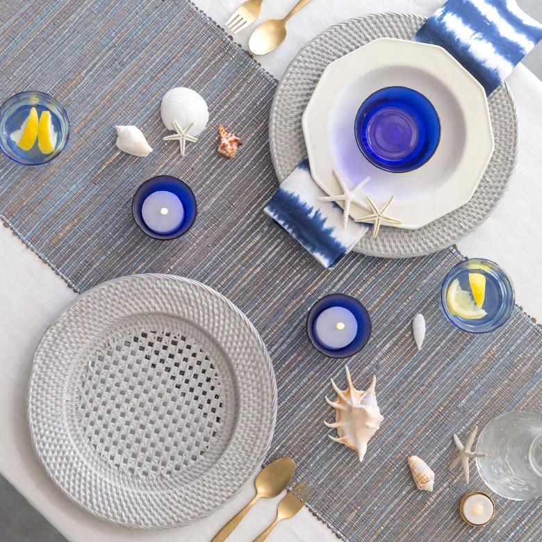 プレートトレイ ランチョンマット ラタン 籐 ホワイト ナチュラル 円 W30cm テーブルコーディネート キッチン用品 北欧 リゾート 7552 | ブランド登録なし | 19