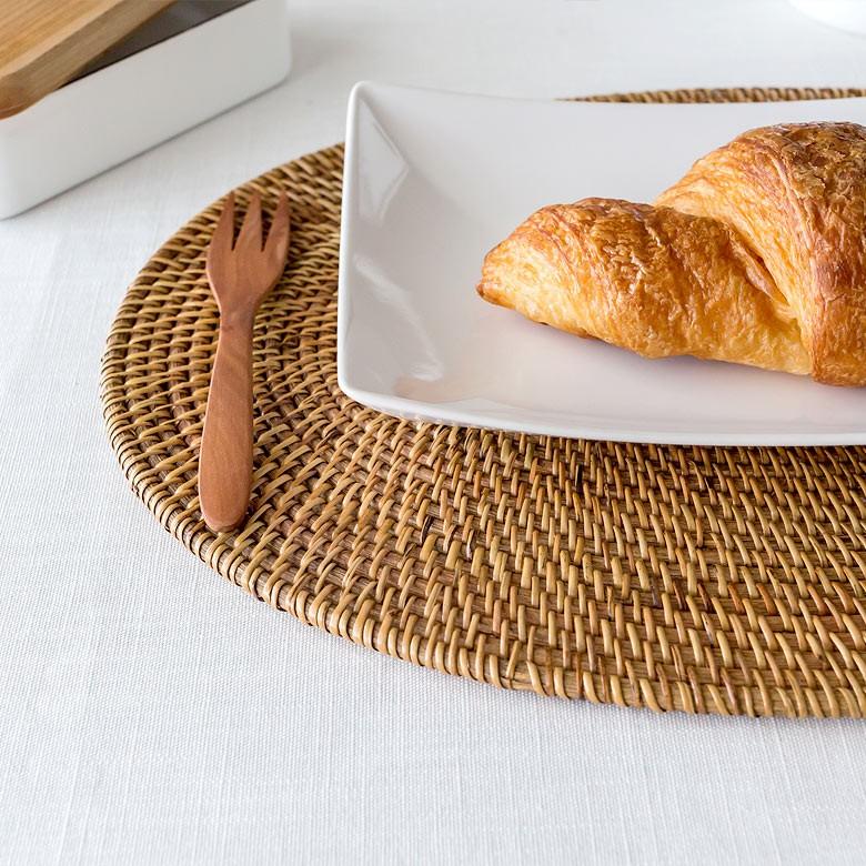 ランチョンマット おしゃれ アジアン 30×40cm プレースマット 楕円形 オーバル ナチュラル ランチマット アジア工房 キッチン用品 7561 | ELEMENTS（インテリア） | 04