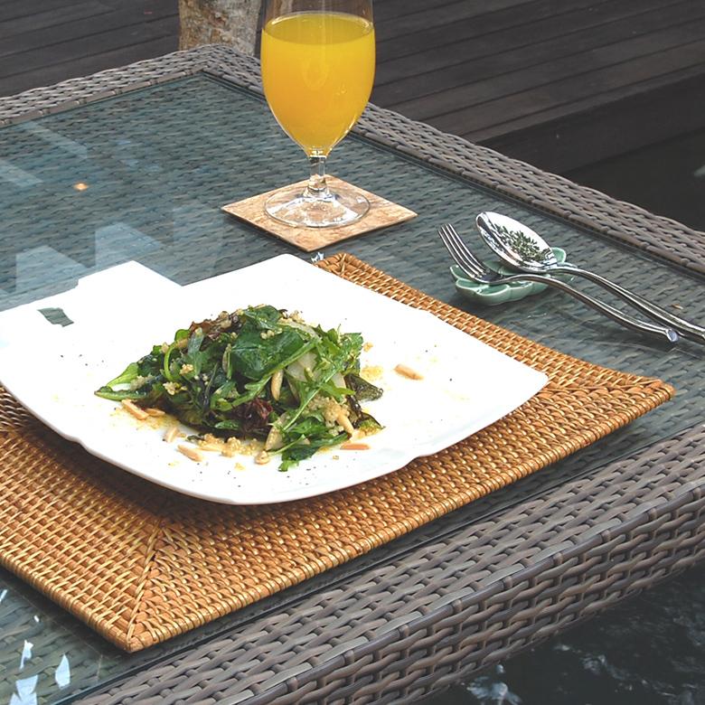 ランチョンマット おしゃれ アジアン 30×40cm プレースマット 四角形 オーバル ナチュラル ランチマット アジア工房 キッチン用品 7562 | ELEMENTS（インテリア） | 04